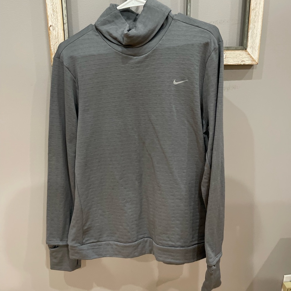 Nike Gray Therma-FIT Running Pullover